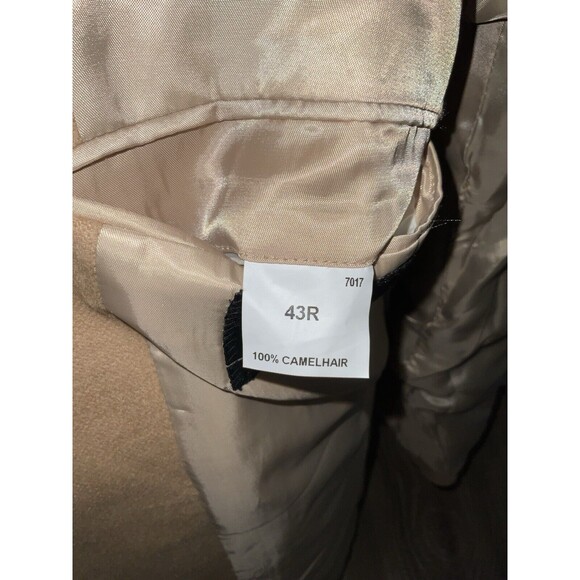 Jos. A. Bank 100% Camel Hair Sport Coat Blazer Jacket Mens Sz 43R Tan Beige - Picture 9 of 16